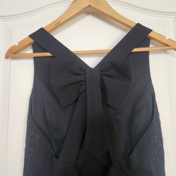 Ark & Co Black Dress with a Bow Size S - Picture 3 of 7